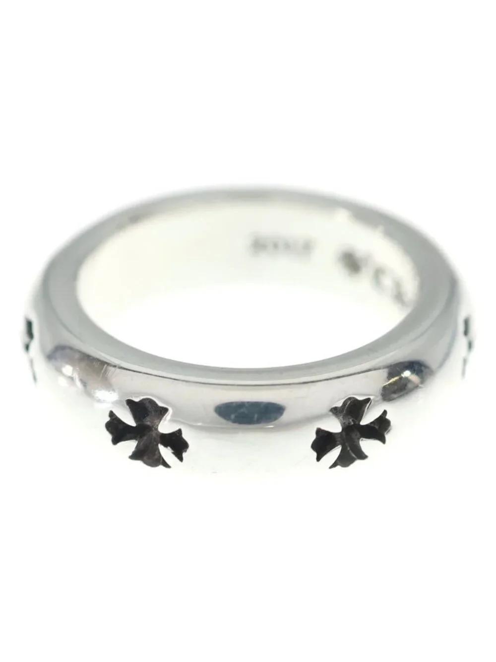 Chrome Hearts Negative CH Plus Ring Silver